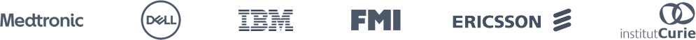 Medtronic, Dell, IBM, FMI, Ericsson and Institut Curie